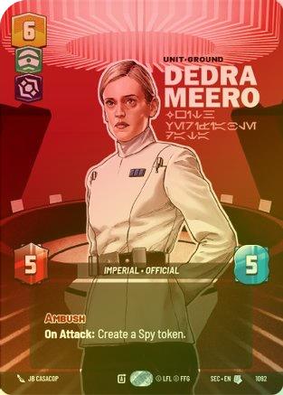 Dedra Meero - With Verifiable Data (Prestige Foil) - 1092 - Uncommon (Foil)