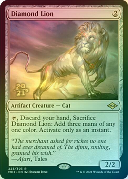 Diamond Lion - Prerelease Promo (Foil) (PMH2)