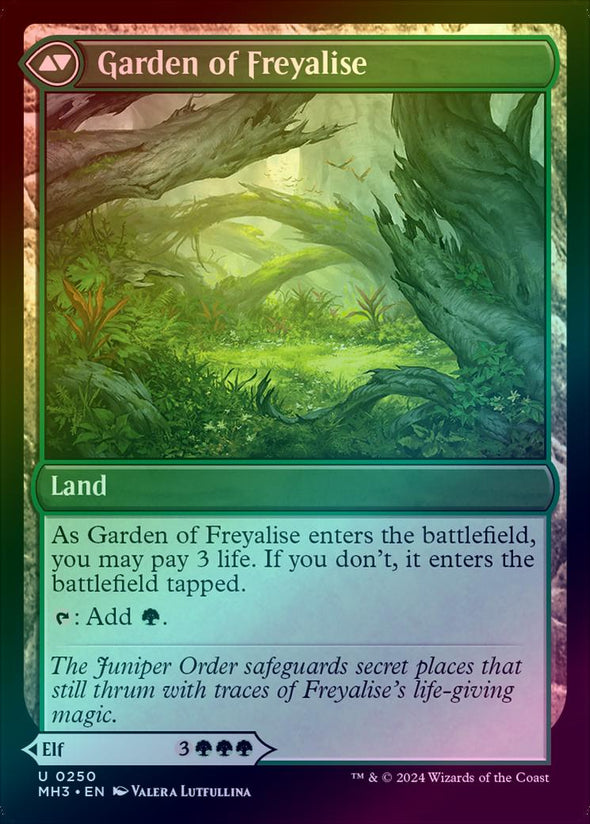 Disciple of Freyalise // Garden of Freyalise (Foil) (MH3)