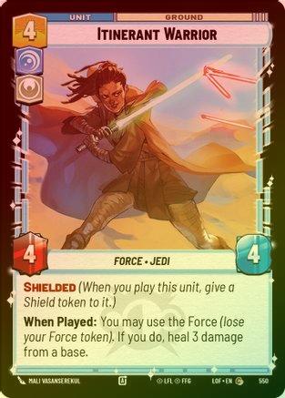 Itinerant Warrior - 550 - Common (Foil)