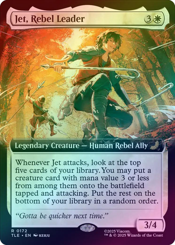 Jet, Rebel Leader - Extended Art (Foil) (TLE)