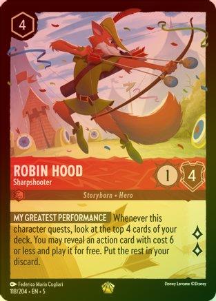 Robin Hood (Sharpshooter) - 118/204 - Legendary (Foil)