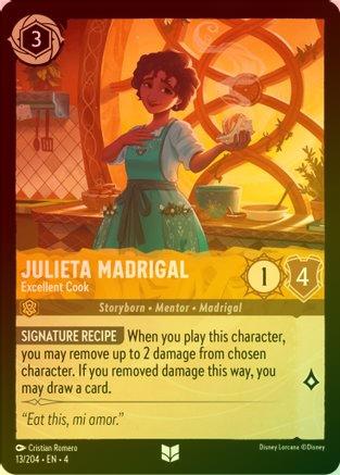 Julieta Madrigal (Excellent Cook) - 13/204 - Uncommon (Foil)