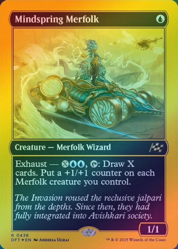 Mindspring Merfolk (First-Place Foil) (DFT)