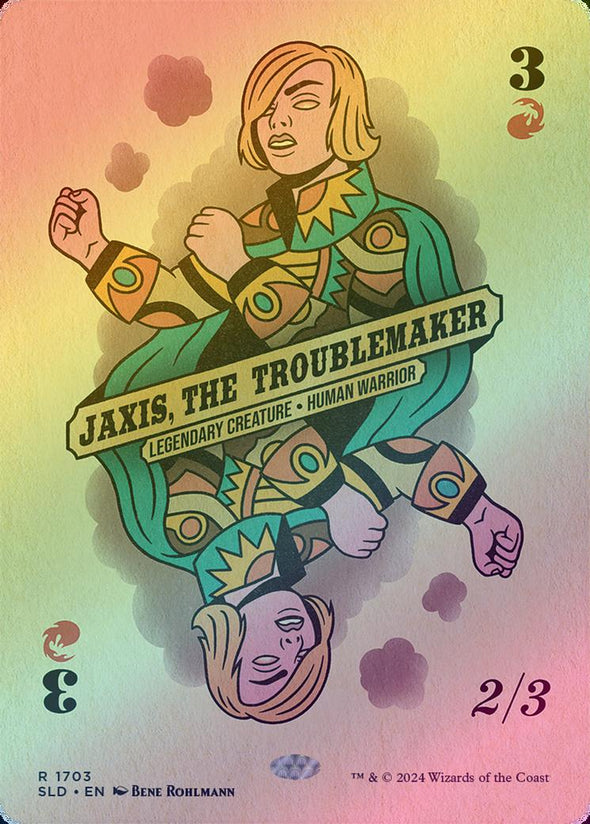 Jaxis, the Troublemaker - Poker Faces (Foil) (SLD)