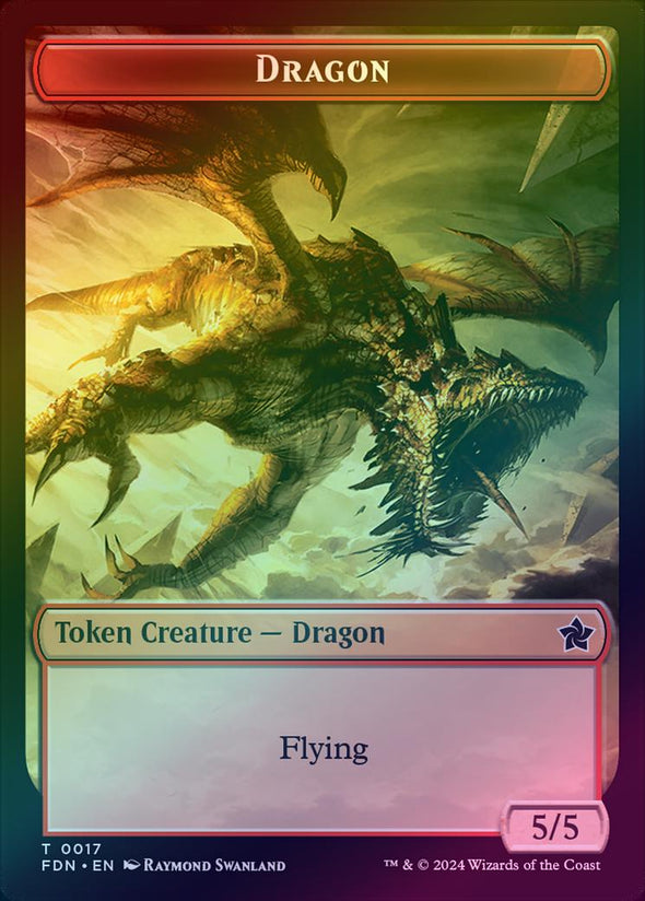 Dragon (16) // Dragon Token (17) (Foil) (TFDN)