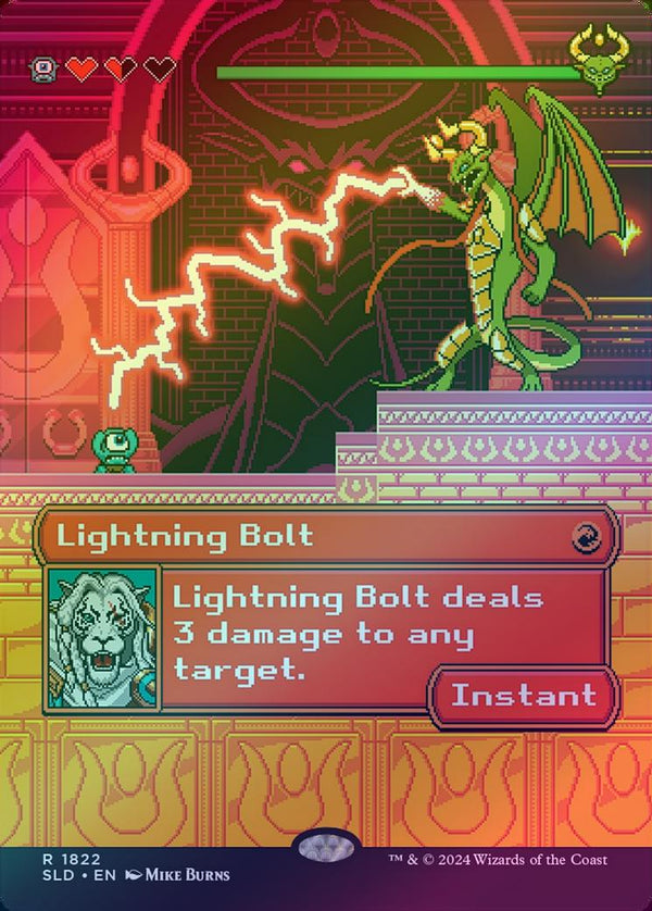 Lightning Bolt - Extra Life 2024: Pixel Perfect (Rainbow Foil) (SLD)