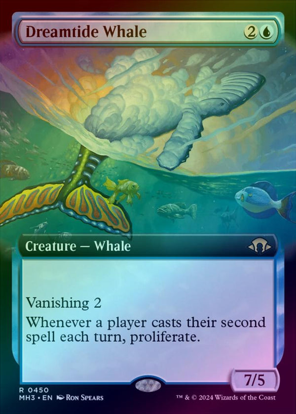 Dreamtide Whale - Extended Art (Foil) (MH3)