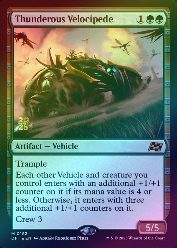 Thunderous Velocipede - Prerelease Promo (Foil) (PDFT)