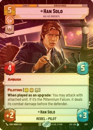 Han Solo - Has His Moments (Hyperspace) - 937 - Legendary (Foil)