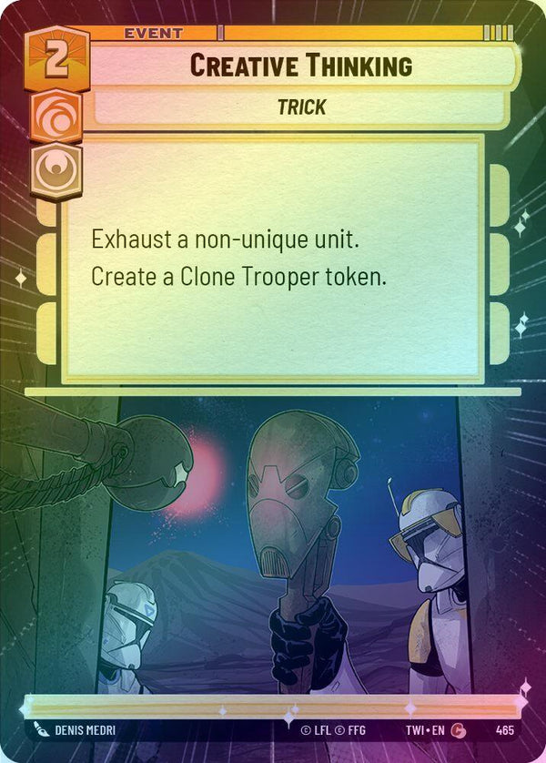 Creative Thinking (Hyperspace) - 465 - Common (Foil)