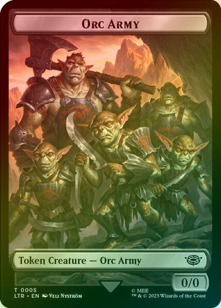 Orc Army (005) // Food (010) Token (Foil) (TLTR)