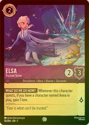 Elsa (Trusted Sister) - 55/204 - Common (Foil)