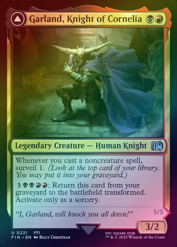Garland, Knight of Cornelia // Chaos, the Endless (Foil) (FIN)