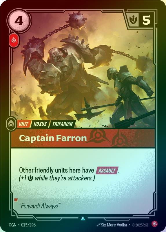 Captain Farron - 015/298 - Uncommon (Foil)