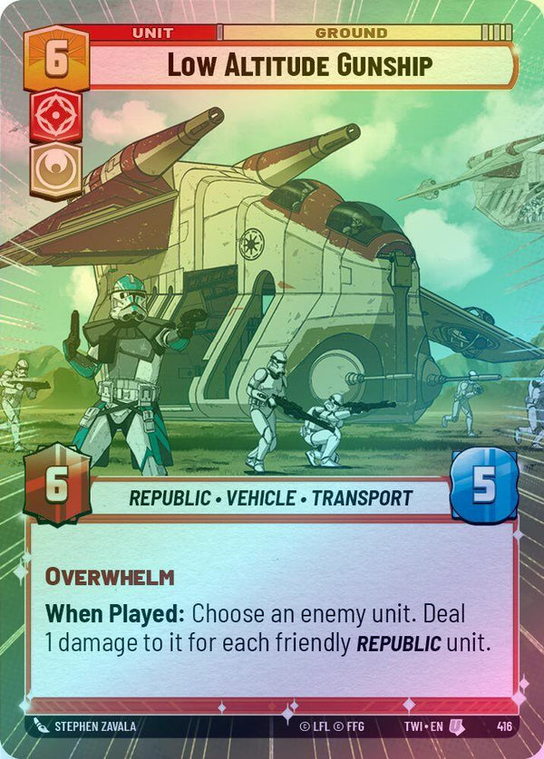 Low Altitude Gunship (Hyperspace) - 416 - Uncommon (Foil)