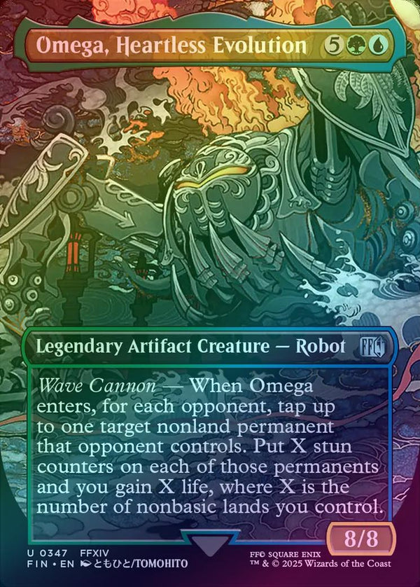 Omega, Heartless Evolution - Borderless (Foil) (FIN)