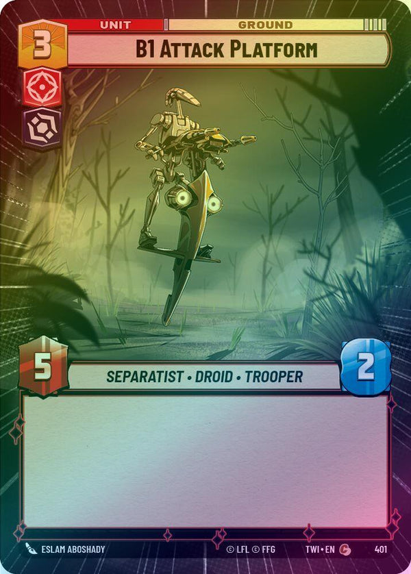 B1 Attack Platform (Hyperspace) - 401 - Common (Foil)