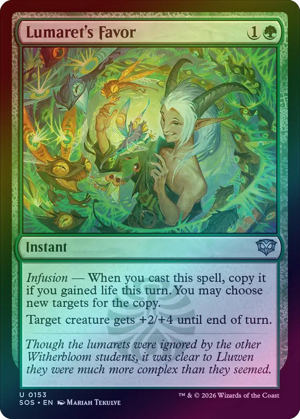 Lumaret's Favor (Foil) (SOS)