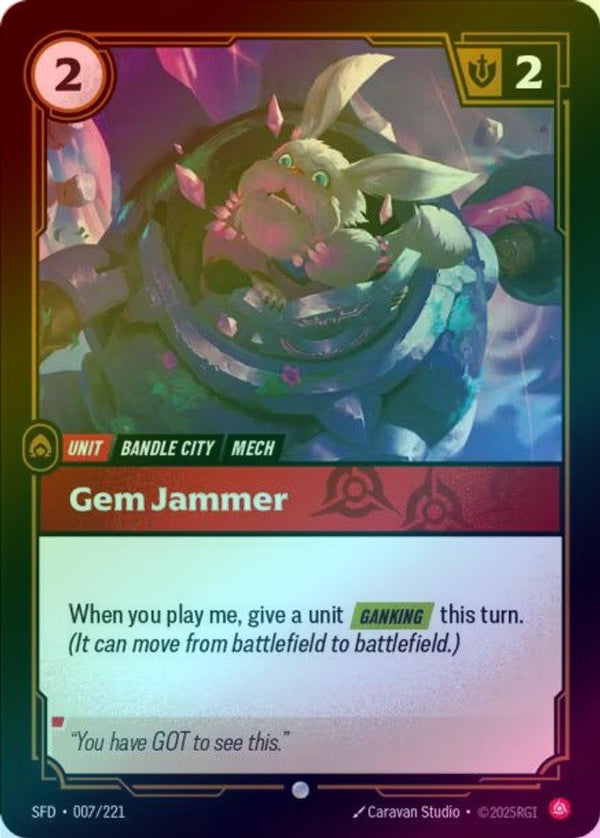 Gem Jammer - 007/221 - Common (Foil)