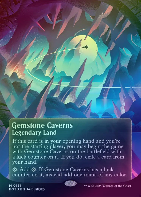 Gemstone Caverns - Borderless Poster (Galaxy Foil) (EOS)