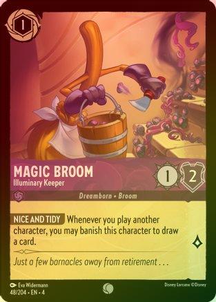 Magic Broom (Illuminary Keeper) - 48/204 - Common (Foil)