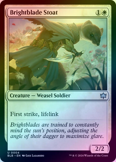 Brightblade Stoat (Foil) (BLB)