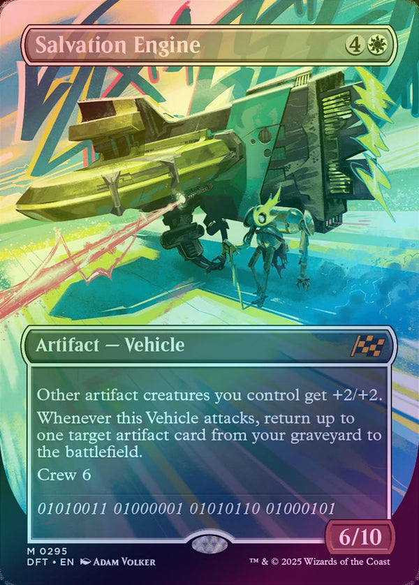 Salvation Engine - Borderless Revved Up (Foil) (DFT)