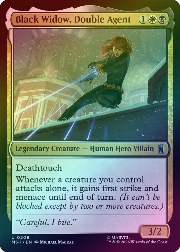 Black Widow, Double Agent (Foil) (MSH) (Pre-Order)