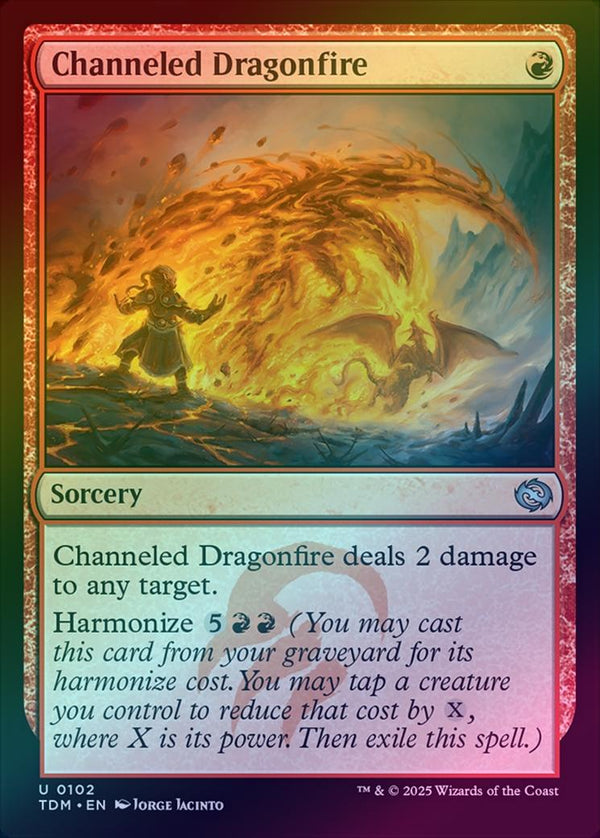 Channeled Dragonfire (Foil) (TDM)