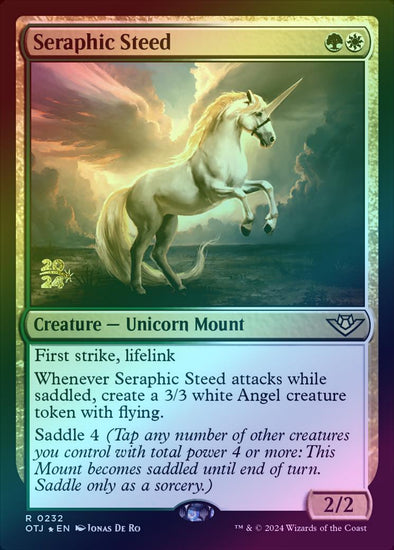 Seraphic Steed - Prerelease Promo (Foil) (POTJ)