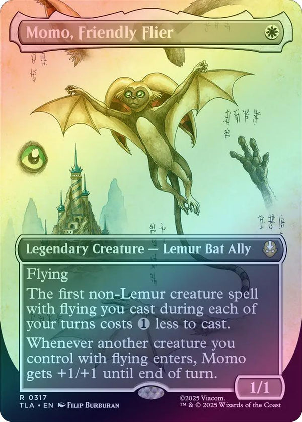 Momo, Friendly Flier - Borderless Field Notes (Foil) (TLA)