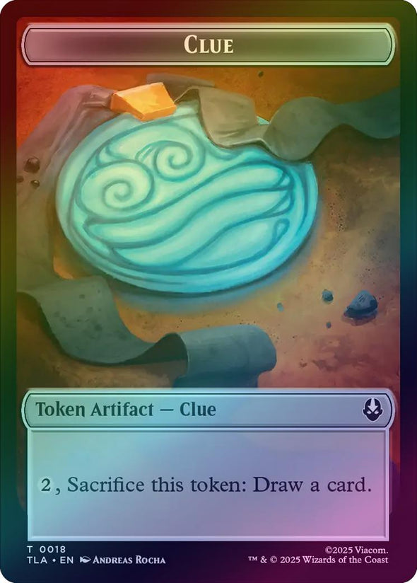 Clue (018) // Ally (007) Token (Foil) (TTLA)