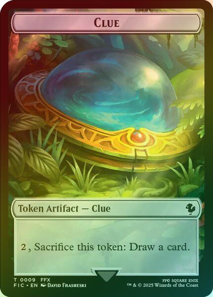 Clue // Treasure Token (Surge Foil) (TFIC)
