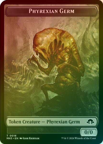 Phyrexian Germ // Angel Token (Foil) (TMH3)