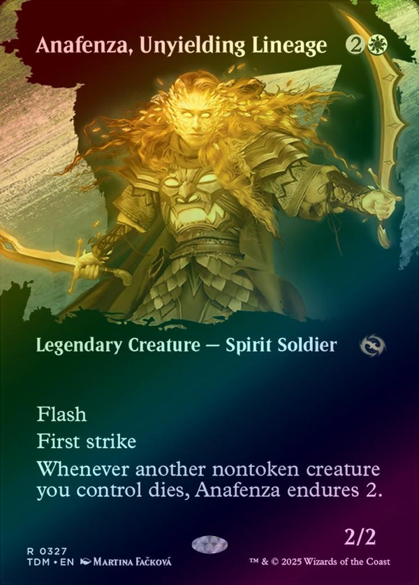 Anafenza, Unyielding Lineage - Clan Showcase (Foil) (TDM)