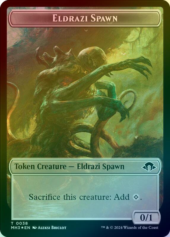 Eldrazi Scion // Eldrazi Spawn Token (Ripple Foil) (TM3C)