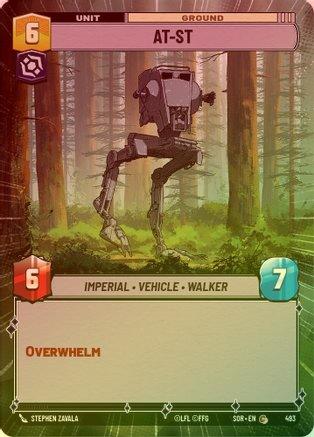 AT-ST (Hyperspace) - 493 - Common (Foil)