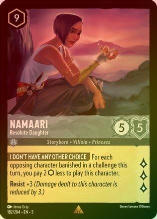 Namaari (Resolute Daughter) - 182/204 - Rare (Foil)