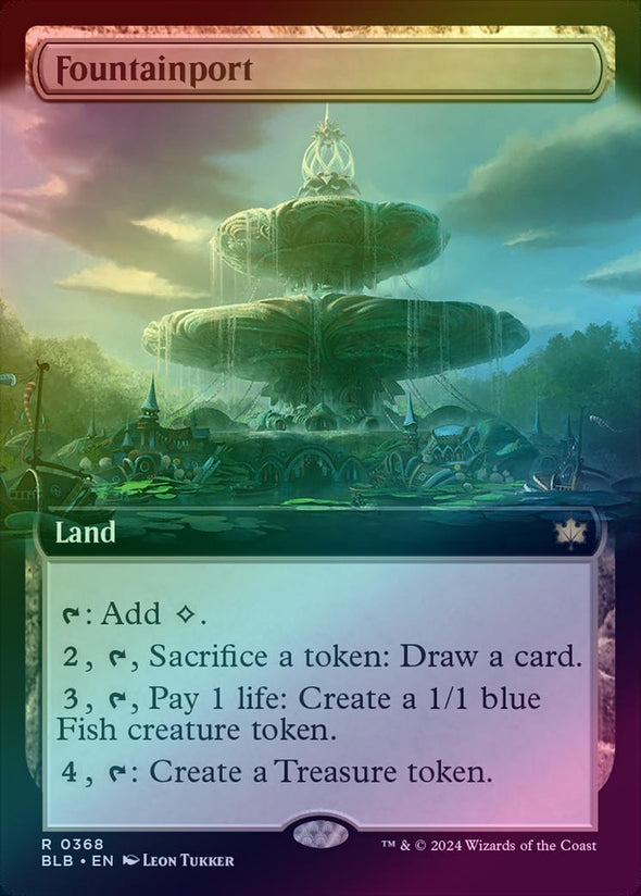 Fountainport - Extended Art (Foil) (BLB)