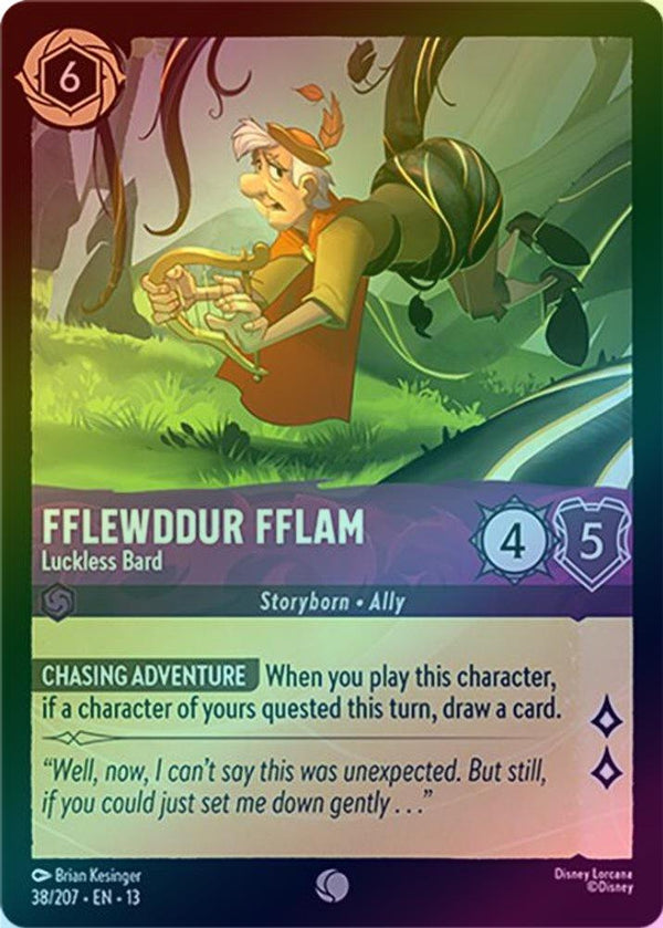 Fflewddur Fflam (Luckless Bard) - 38/207 - Common (Foil)
