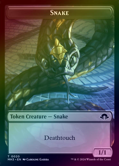 Snake Token (Foil) (TMH3)