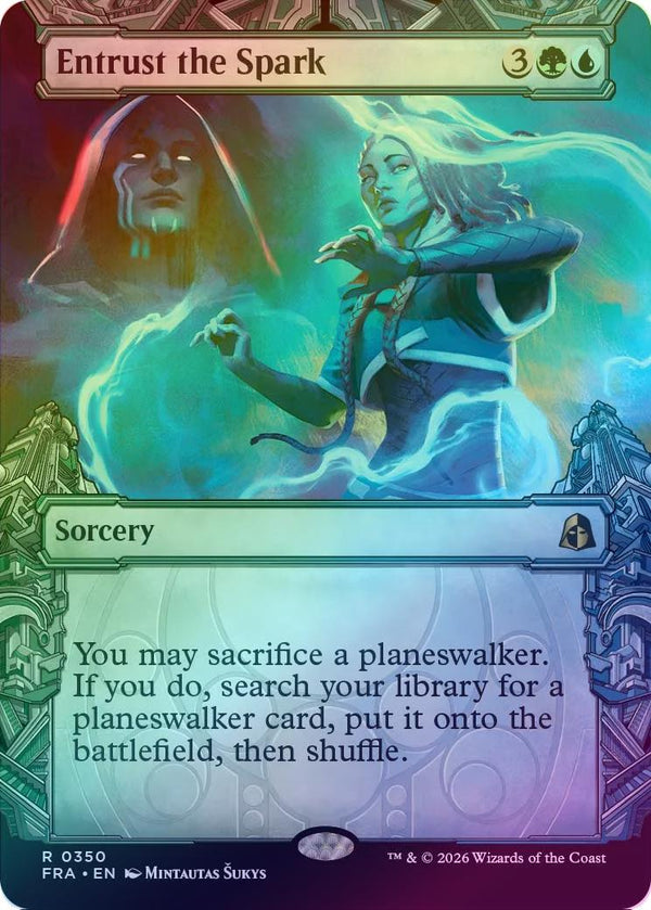 Entrust the Spark - Sculptor's Stronghold Showcase (Foil) (FRA)