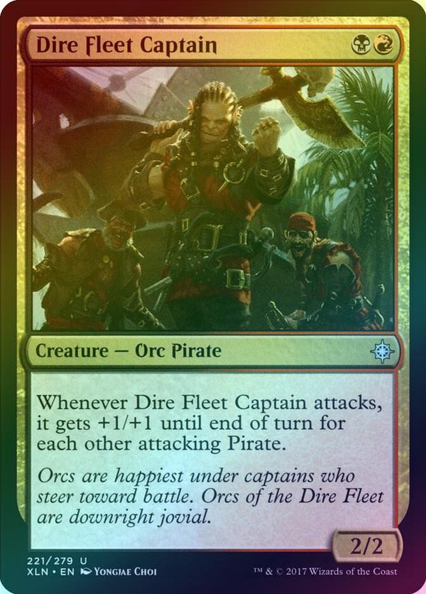 Dire Fleet Captain (Foil) (XLN)