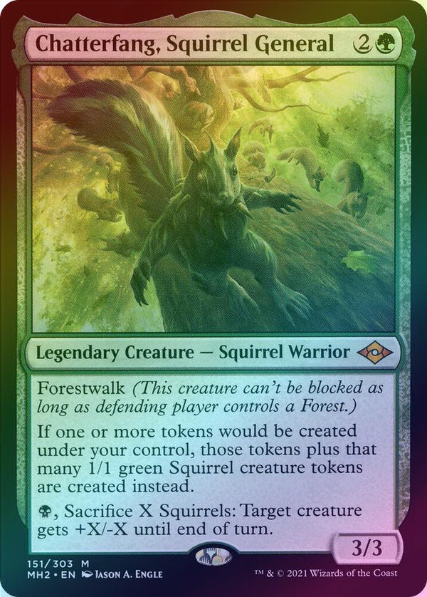 Chatterfang, Squirrel General (Foil) (MH2)
