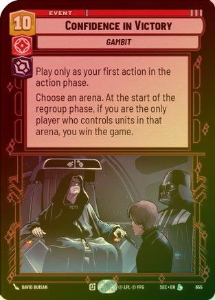 Confidence in Victory (Foil) - 655 - Legendary (Foil)