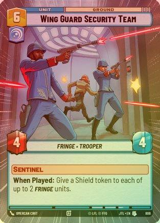 Wing Guard Security Team (Hyperspace) - 806 - Uncommon (Foil)