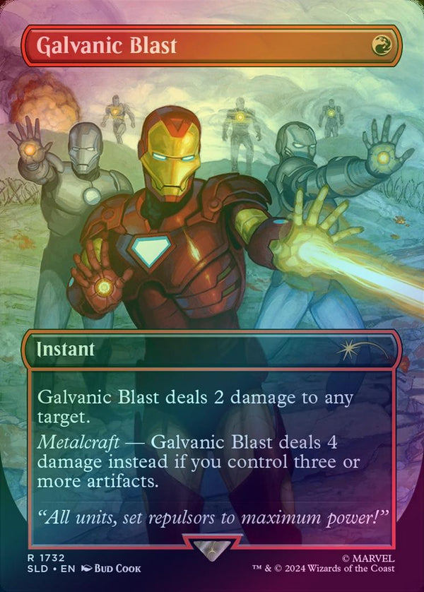 Galvanic Blast - Marvel's Iron Man (Rainbow Foil) (SLD)