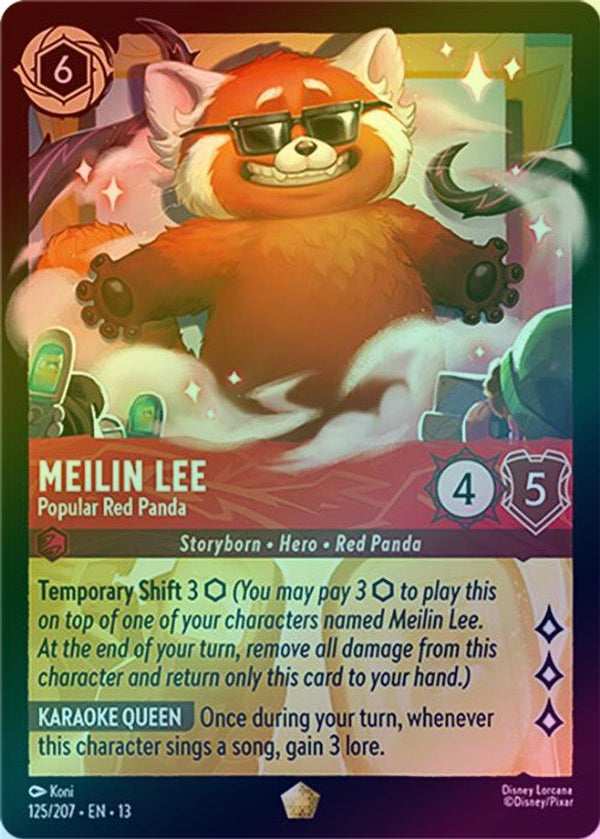 Meilin Lee (Popular Red Panda) - 125/207 - Legendary (Foil)