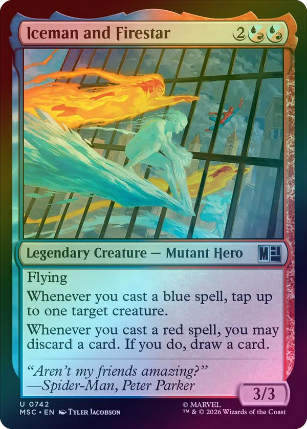 Iceman and Firestar (Foil) (MSC)